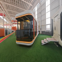 Extensible Capsule House Espace Préfabriqué Capsule Conteneur Maison Espace Commercial Dirigeable Pod