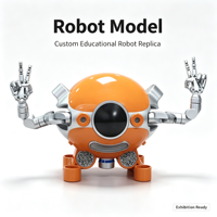 Modèle de robot éducatif personnalisé pour exposition