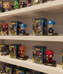 Figurine en vinyle Funko Pop Marvel Captain America, jouet de collection pour enfants et adultes, thème film et télévision, unisexe, 12 ans et plus, finition plastique - Product Image 2