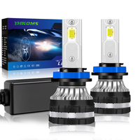 Ampoule de phare LED haute puissance YHKOMS 70W 6000LM Super Lumineuse 9005 9006 H11 H7 H4 Phares LED pour voiture