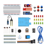 R3 CH340 Kartlı Öğrenciler İçin Yüksek Kaliteli Temel Başlangıç Seti, Raspberry Pi Öğrenme Seti, Okul Kullanımı İçin Plastik Kutuda PCB Malzemesi