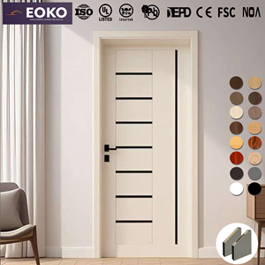 Puerta de Madera de Estilo Shaker con Acabado Preparado EOKO, Precio al por Mayor para Mayoristas - Product Image 1