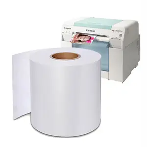 Satin kering instan/kilau/pencetakan mengkilap 4 5 6 "8" 10 "12" 24'36 inci RC kilap kertas foto Satin gulungan untuk Fuji DX100 Printer