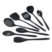 Ensemble d'ustensiles de cuisine en silicone 8 pièces, qualité alimentaire, antiadhésif, couteau, cuillère, spatule, planche à découper, ensemble d'accessoires de cuisine