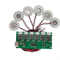 Placa de control PCBA de alta capacidad con 4/6 boquillas para humidificador mediano, con protección de circuito, certificación FCC/CE, fabricada en fábrica.