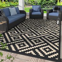 Fabrik-Direktversand Outdoor-Camping-Picknickdecke Balkon Großflächiger Druck Geometrisches Muster Polyester-Teppich Wohnzimmer-Teppich