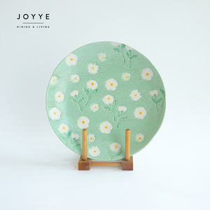 JOYYE هاندبينتيد البوهيمي طبق عشاء الزهور الخزف أواني الطعام طبق الخزف الجملة أطباق عشاء - Product Image 3