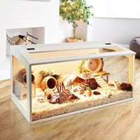 Grand Cochon d'Inde Chinchilla Hamster Nain Habitats Entièrement Transparent Diy Petits Animaux Cages Pour Hamster Fabrication de Maison