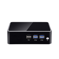 Mini PC industriel avec boîtier en aluminium, processeur 2955U, ordinateur de bureau compact pour les entreprises et l'automatisation