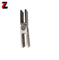 Support de garde-corps en verre réglable en acier inoxydable SS316L résistant aux intempéries pour panneaux de verre d'escalier intérieur/extérieur