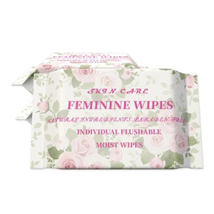Senhora biodegradável original do algodão do OEM Equilíbrio do PH do cuidado da parte privada femining 99,9% água limpe limpezas molhadas limpas do grande tamanho - Product Image 2