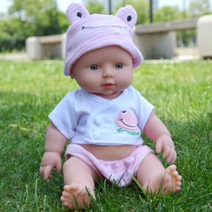 Kids 30cm Lifelike Soft Vinyl <b>Doll</b> Fashion Simulation Baby <b>Doll</b> Girls Role <b>Play</b> Pretend <b>Play</b> House Toy - Product Image 3