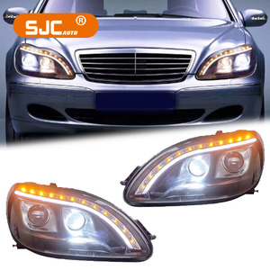 SJC ไฟหน้ารถยนต์สำหรับ <span class=keywords><strong>Mercedes</strong></span> Benz S-Class W220 S320 <span class=keywords><strong>2002</strong></span> - 2005 S420ไฟหน้า LED เลเซอร์อุปกรณ์ประกอบไฟหน้า - Product Image 1