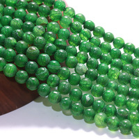 Perles rondes en pierre précieuse naturelle, accessoire pour la fabrication de bijoux, vente en gros, 100 pièces, AB1990