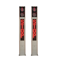 Feu de signalisation piétonnier intégré AC220V, écran bicolore 300mm, boîtier PC IP55, pour zones scolaires