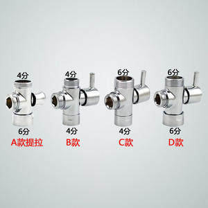 Válvula Desviadora de Ducha Chengming Qt130 Cromada, Distribuidor de Agua de Una Entrada y Dos Salidas, Accesorio para Grifo de Baño - Product Image 2