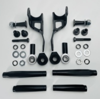 Kit d'angle de braquage Super Lock pour Z34 370z V36 Skyline G37 60+ degrés, direction 33 % plus rapide, Ackerman réglable