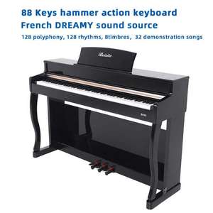88-<b>Key</b> Semi-Weighted Upright Digital Piano with 3-Pedal for Beginner - Product Image 2