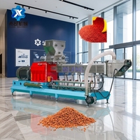 Équipement de ligne de production d'aliments pour poissons et animaux de compagnie avec engrenages et pompe pour aliments pour poissons, chiens et chats - Fabricant du Shandong