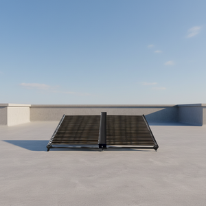 Colector Solar de Tubos Evacuados Resistente a los Rayos UV para Uso Comercial en Exteriores, Rendimiento Duradero, Colector Solar de Tubos Evacuados J - Product Image 1