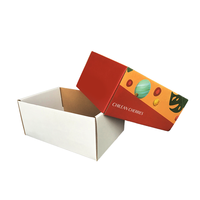 Boîte en carton personnalisée pour chaussures, boîte en carton imprimée en couleur, boîte d'expédition en papier kraft pour vêtements, grande boîte d'expédition en carton ondulé