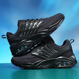 Venta al por mayor de fábrica ODM: Zapatillas deportivas de alta calidad para hombre con cordones modernos, tela de malla, transpirables y suelas gruesas. - Product Image 4