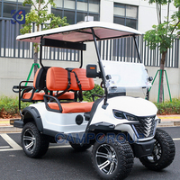 Voiturette de golf électrique ou à essence de luxe CAMP 2026, 4 places, 48V, avec batterie au lithium
