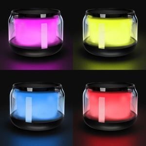 WW545 RGB <b>Light</b> Mini <b>Speaker</b> 5W 800mAh Rechargeable Battery Charging Transparent Novelty Portable Wireless <b>Bluetoothes</b> <b>Speaker</b> - Product Image 3