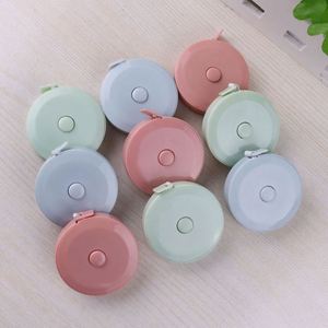 Règles à bouton-poussoir flexibles double face, ruban à mesurer en plastique, ruban à mesurer pour couture et tailleur - Product Image 1