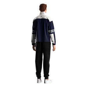 Veste légère pour homme à col montant avec fermeture éclair 1/3, option logo personnalisé pour vêtements de fitness et équipement d'équipe - Product Image 4