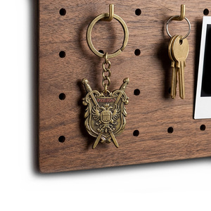 Llavero Personalizable de Aleación de Zinc con Escudo Medieval de <span class=keywords><strong>Toledo</strong></span> <span class=keywords><strong>en</strong></span> Bronce Antiguo, Impresión Serigráfica, Recuerdo Vintage - Product Image 6