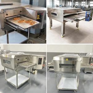 Four à pizza électrique commercial avec mini-convoyeur pour la cuisson des corn sticks, idéal pour les restaurants - Product Image 2