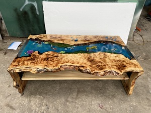 Bàn gỗ hàng đầu với nhựa Epoxy chịu nhiệt chống thấm nước và chống xước bề mặt bằng chứng cho các nhà sản xuất đồ nội thất hiện đại - Product Image 2