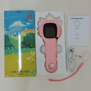 355 500x Zoom Enfants Portable Microscope Poche De Poche Mini Microscope Enfants Microscopes pour 8-12 Ans - Product Image 6