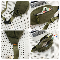 Sac banane décontracté de créateur de mode avec fermeture éclair, sac bandoulière de luxe antivol, sac banane décontracté de sport, sac de poitrine tendance avec logo