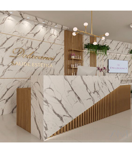 Vente de comptoirs d'accueil en marbre artificiel <span class=keywords><strong>à</strong></span> <span class=keywords><strong>venir</strong></span> pour hôtel Infinity - Product Image 5