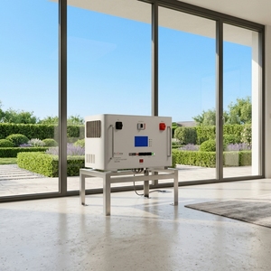 Boîtier de <span class=keywords><strong>batterie</strong></span> LiFePO4 25,6 V 280 Ah avec BMS 100 A et écran LCD, pack de batteries prismatiques pour stockage d'énergie solaire - Product Image 4