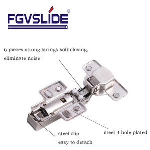 Bản Lề Cửa Tủ Đồ Nội Thất Bản Lề Thủy Lực 3d Phủ Kín Hoàn Toàn Mềm - Product Image 2