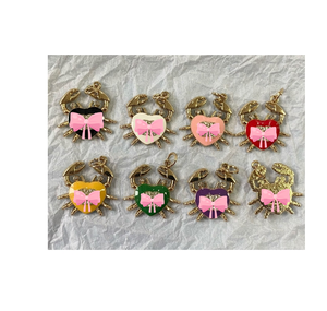 クラシックエナメルビー デザイナーGGチャーム ジュエル風ブレスレット イヤリング CCチャームペンダント DIYネックレスセットアクセサリー用 - Product Image 4