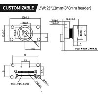 HD 30 Megapixel VGA 100 Frame OV7750 slimme draagbare CCTV-cameramodule met RGB-scancode voor wereldwijde belichting