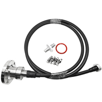 Câble coaxial EIA 1-5/8 à 7/16 DIN mâle avec assemblage de câble Superflex 1/2, faible PIM, haute puissance pour antenne de station de base