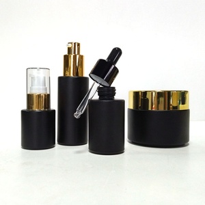 Botellas de Vidrio Esmerilado de Lujo de 10, 15, 20, 30, 50, 60 y 100 ml en Color Ámbar, Azul, Negro Mate y Blanco, con Gotero para Suero y Aceites Esenciales - Product Image 3