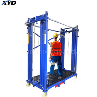 Charge de vente chaude 500kg jusqu'à 2-13 mètres ascenseur télécommande chariot de levage Mobile pliable petit échafaudage électrique