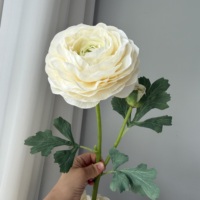 Bunga Ranunculus Buatan Realistis Sentuhan Nyata Ukuran Besar 10cm, Dekorasi Rumah, Pernikahan, Natal, Gaya Eropa