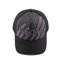 Casquette de sport camouflage USA personnalisée de haute qualité avec broderie et impression de logo, casquette de camionneur unisexe Y2K à 6 panneaux, casquette en maille pour la plage