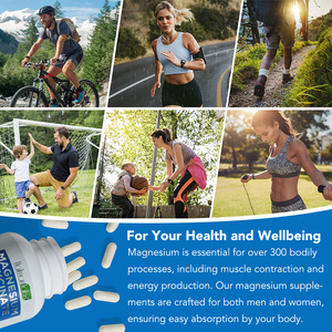 Hatmanlabs 120 Cápsulas, Apoya la Salud de Huesos, Músculos, <span class=keywords><strong>Nervios</strong></span> y Corazón, Cápsulas de Glicinato de Magnesio, Cápsulas de Bisglicinato de Magnesio - Product Image 6