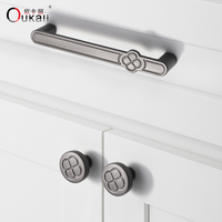 Oukali Moderne Meubles Armoire Poignée Armoire Tire Poignées Zinc 128mm Tiroir Commode Placard Poignée