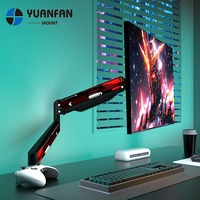 MD8WR 17 "-32" 10kg Bras de moniteur unique à ressort à gaz économique Support de bureau pour écran de moniteur Support pour ordinateur Support VESA