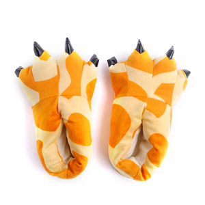 Nueva llegada cálido Animal lindo patas de peluche de juguete de dibujos animados de animales zapatillas de felpa zapatillas - Product Image 5