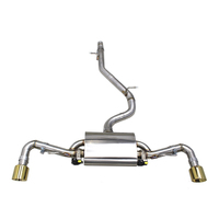 Silencieux d'échappement Valvetronic à haut débit AUTO pour Audi TT TTS 2.0 Turbo 2010-2019 en acier inoxydable, échappement sport Catback